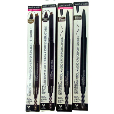 Wet N Wild Ultimate Micro Brow Pencil & Retractable Brow Pencil Assorted Colors